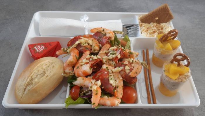 Plateau repas crevette 