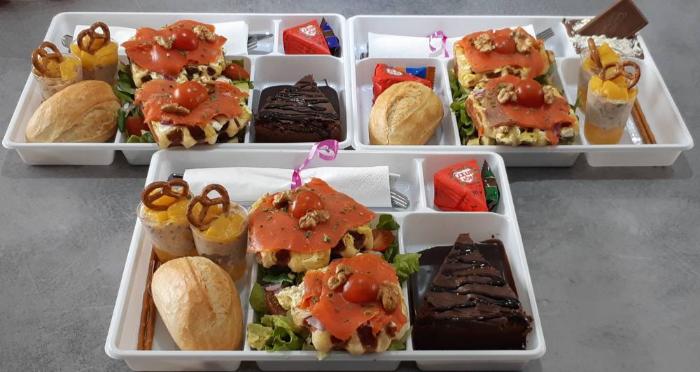 Plateaux repas saumon traiteur 