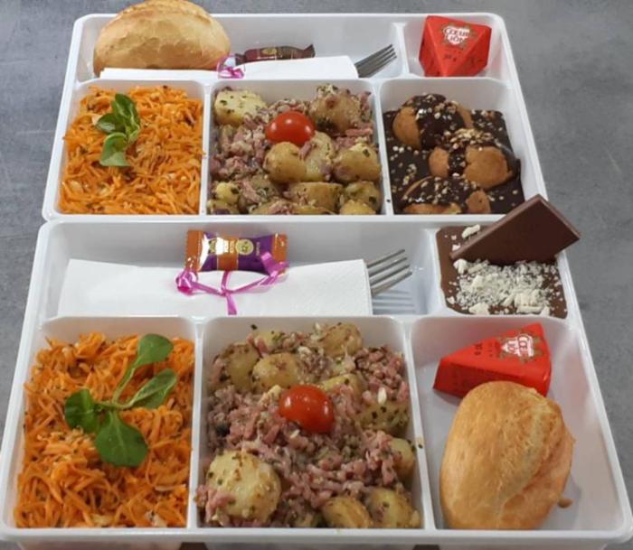 Plateaux repas végétarien 