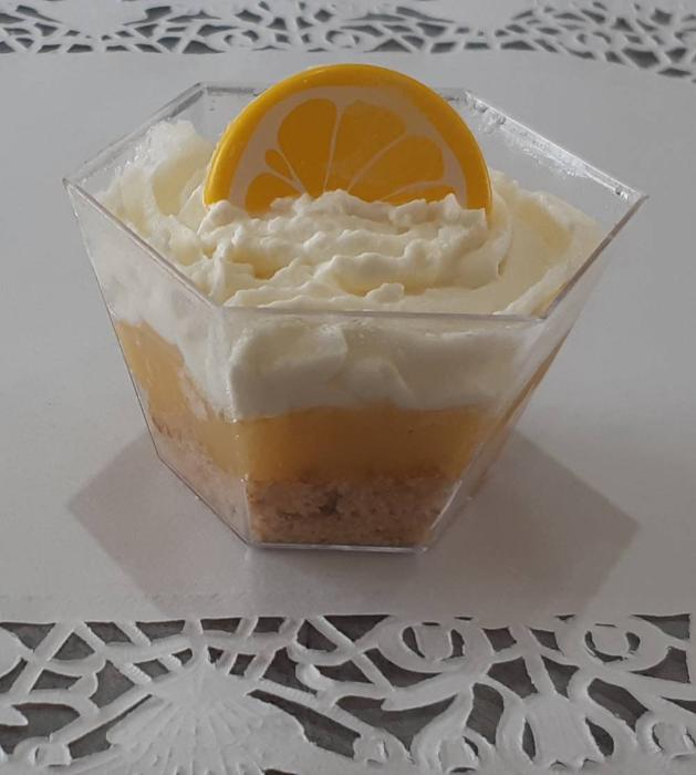 Verrines sucrées citron 