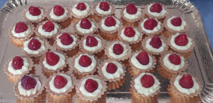 Mignardises tartelette framboise 