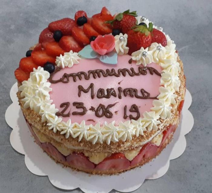 Fraisier communion Ambleny 