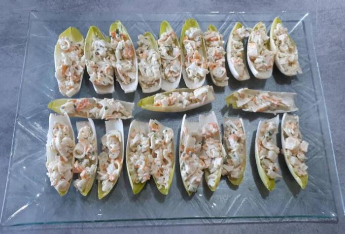 Endivettes aux surimis 