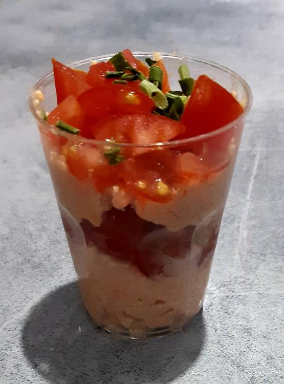 Verrines mousse de jambon 