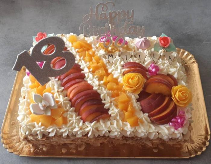 Gâteau pêcher Ambleny 