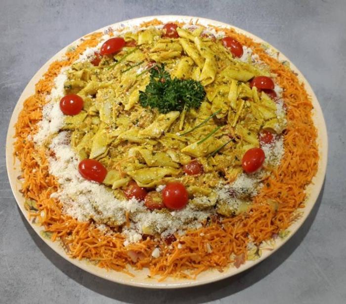 Pennes aux poulet curry traiteur attichy 