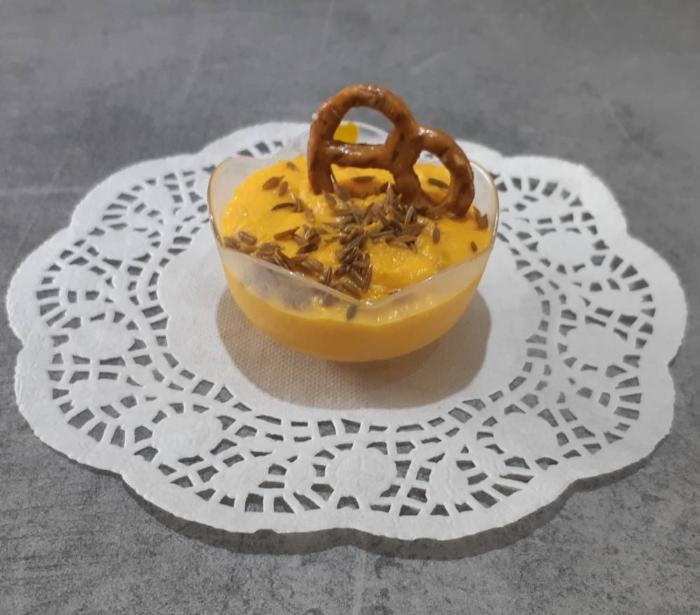 Verrines carottes au cumin 