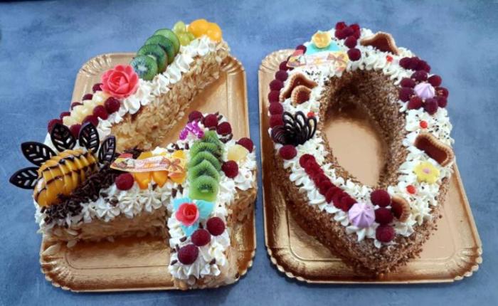 Numbers cakes 40ans soissons 