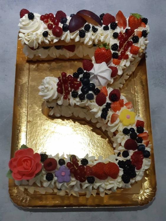 Number cake 3ans