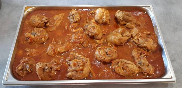 Repas chaud osso bucco traiteur