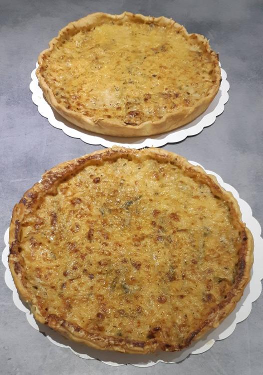 Tarte poireaux st Jacques traiteur aisne