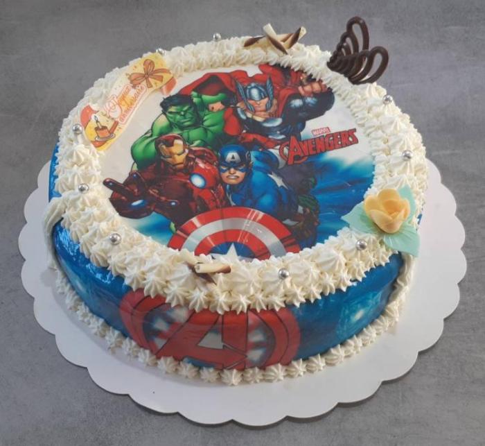 Gateau Anniversaire Avengers Aux Saveurs De Karine